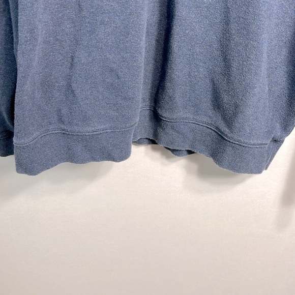 Tommy Bahama Relax 100% Cotton Sweatshirt Blue Swordfish Quarter Zip XL - Picture 7 of 9